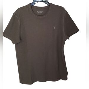 Allsaints Men's Crew Neck Knit T shirt Size Large